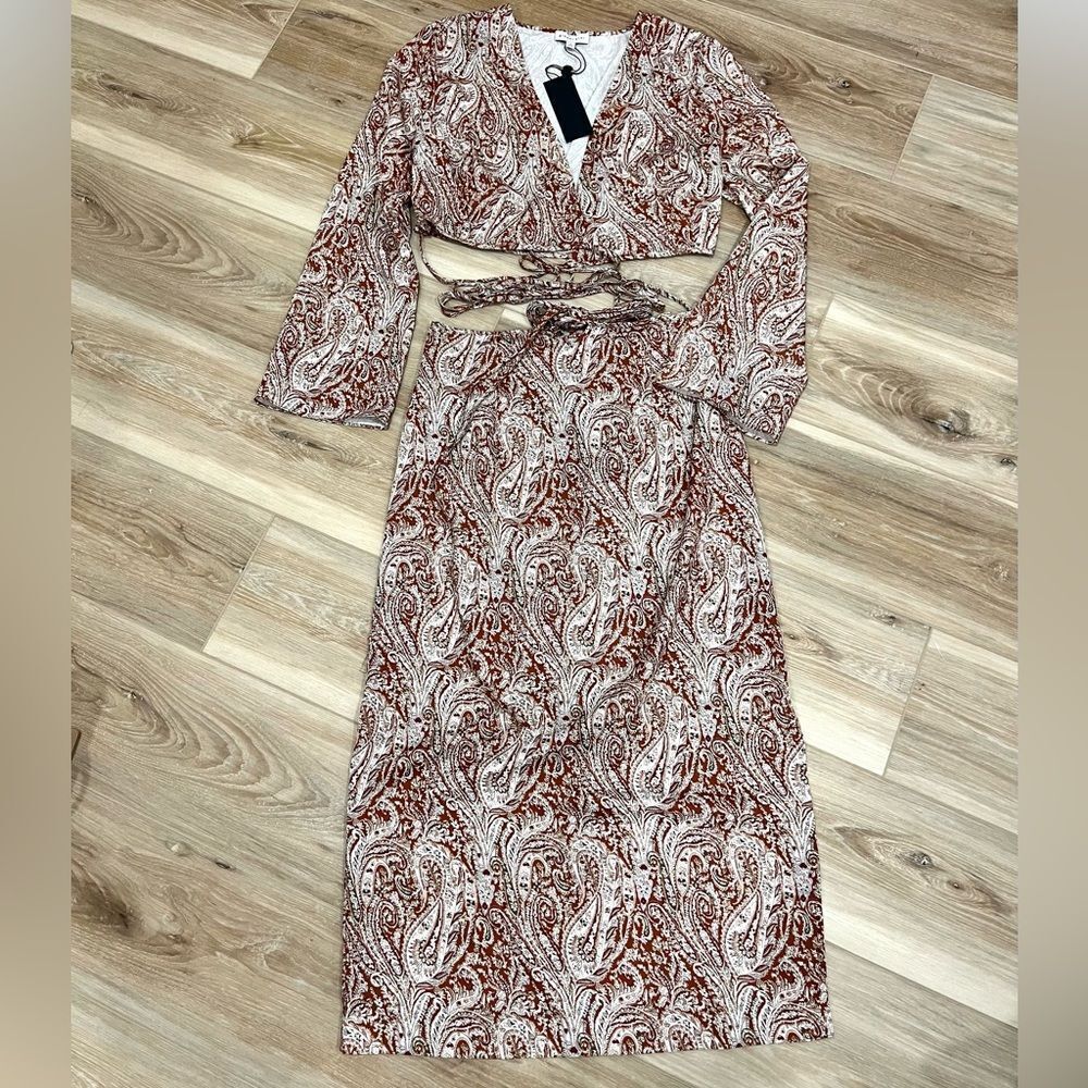 GIANNI BINI Layla Blouse and Chloe Paisley Skirt